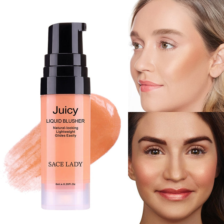 2019 Hot Liquid Blush Face Rouge Professional Cheek Blusher Long Lasting Makeup Beauty Tool New Fashion Girl Women