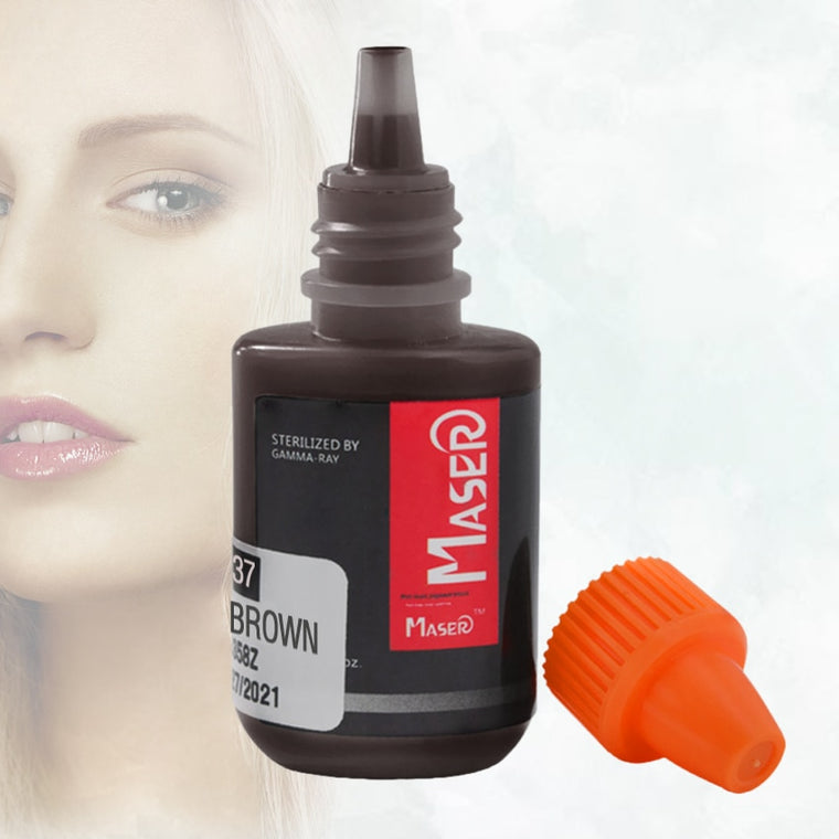 10ML  BLACK BROWN  plant extract intensity organic non-toxic EYEBROW tattoo micro Pigment permanent makeup PMU ink