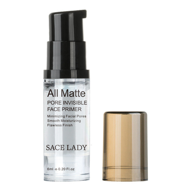 SACE LADY Face Base Primer Makeup Liquid Matte Make Up Fine Lines Oil-control Facial Cream Brighten Foundation Primer Cosmetic