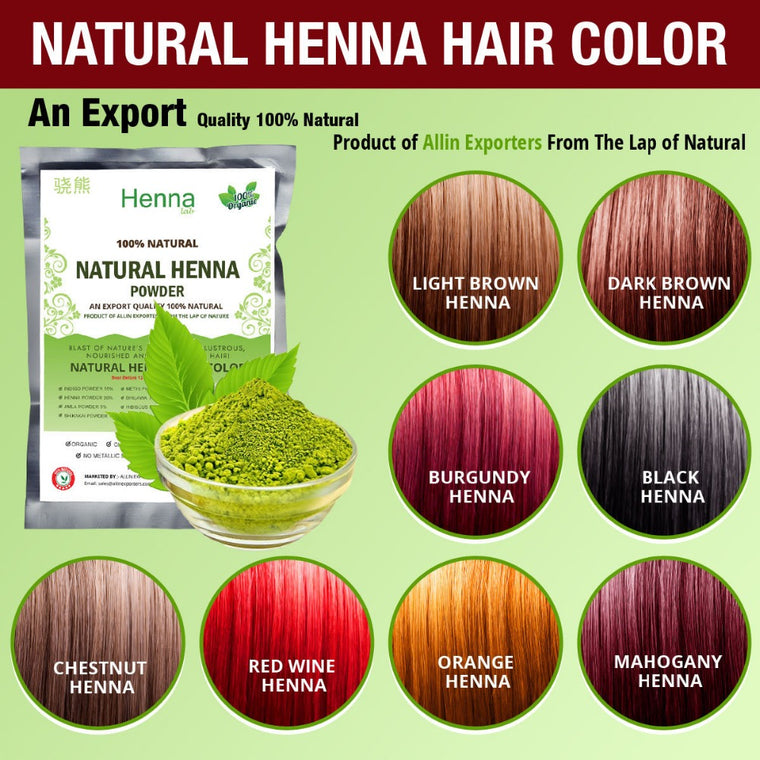 Free Shipping Organic Henna Hair dye/color 60 Grams For Men & Women 100% Chemical Free