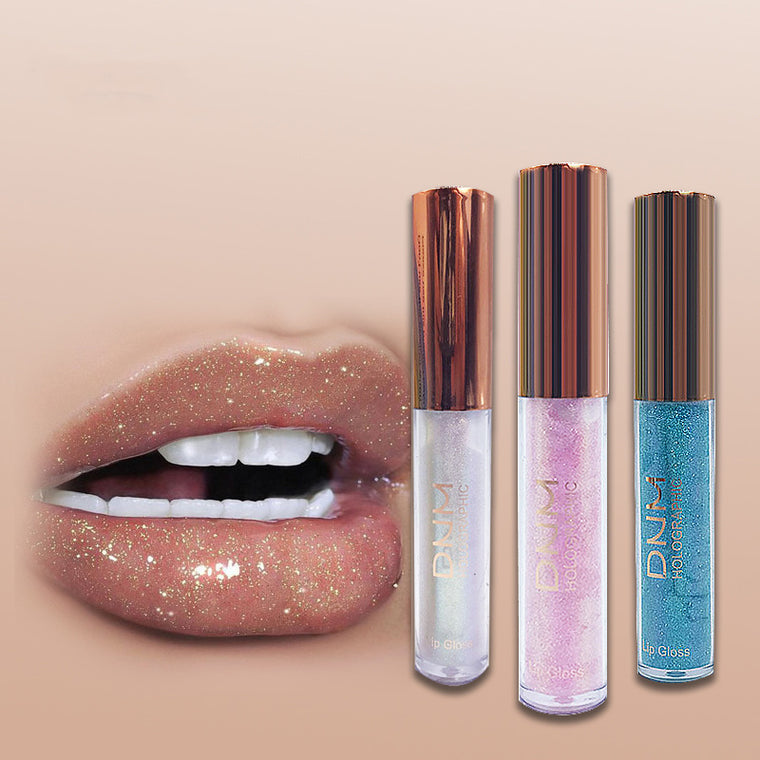 DNM Brand Long Lasting Moisturizer Glitter LipGloss Tint Cosmetics Nutritious Shimmer Liquid Lipstick Beauty Lip Makeup TSLM2