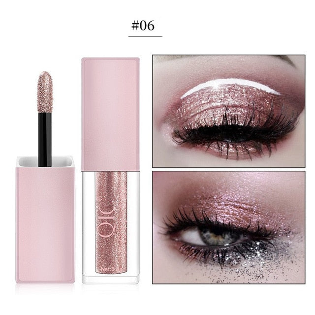 1PC 15Color Liquid Glitter Eyeshadow Pencil Shimmer Eyeshadow Waterproof Long-lasting Shimmer Eyeshadow Eye Makeup Accessorices