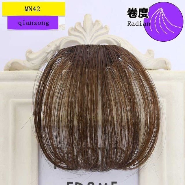 SHANGKE Short Synthetic Bangs Heat Resistant Hair Women Natural Short Fake Hair Bangs Women Hair Pieces