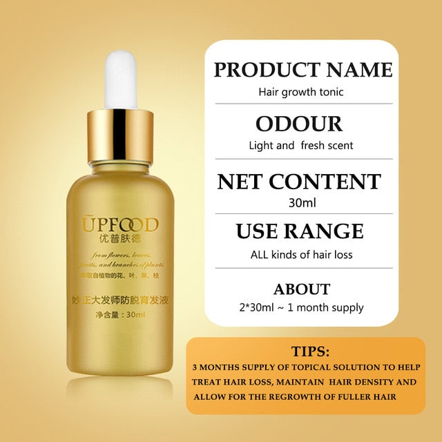Hair Growth Treatment Oil Anti Hair Loss Essence Natural Healthy Hair Treatment Fast Thick Hair for Woman Hair Care Products