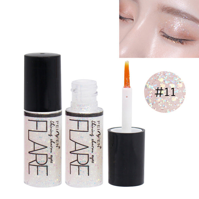 1PC 15Color Liquid Glitter Eyeshadow Pencil Shimmer Eyeshadow Waterproof Long-lasting Shimmer Eyeshadow Eye Makeup Accessorices