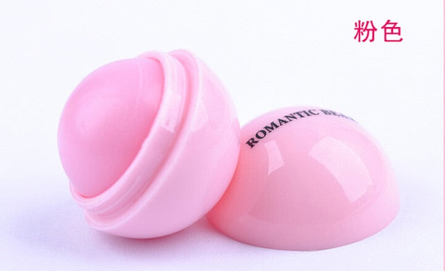 New Brand Makeup Natural Plant Sphere Lip Pomade Fruit Lip Balm Lipstick Organic Lip Ball Makeup Lipstick Gloss wholesale