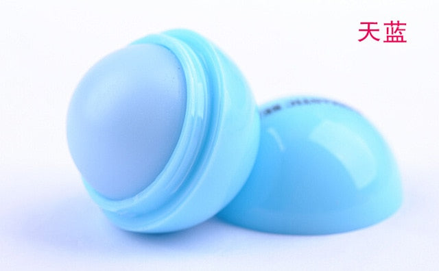 New Brand Makeup Natural Plant Sphere Lip Pomade Fruit Lip Balm Lipstick Organic Lip Ball Makeup Lipstick Gloss wholesale